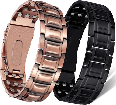 Amazon Feraco Pcs Magnetic Bracelet For Men For Arthritis Carpal