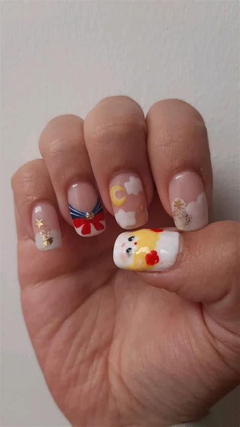 Uñas Sailor Moon Manicura de uñas Manicura Uñas