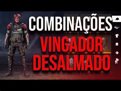 Melhores Combina Es De Roupas No Free Fire Pacote Vingador