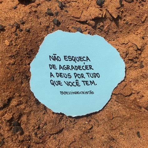 PAPELZINHO CRISTÃO on Instagram Não esqueça de agradecer