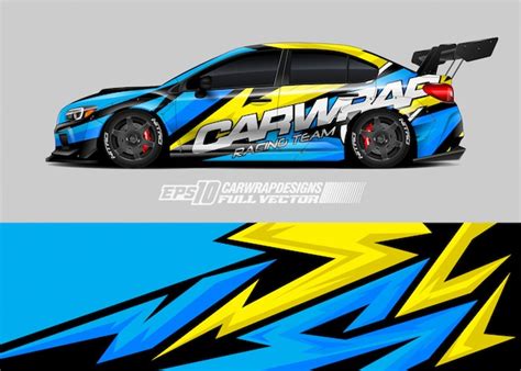 Premium Vector | Car wrap designs