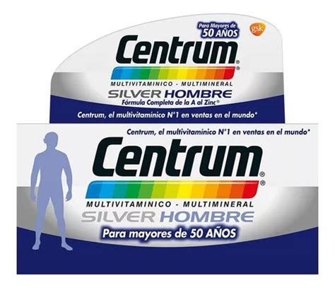 Centrum Silver Hombre Multivitaminico Multimineral Comp Cuotas Sin