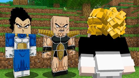 OS PRIMEIROS SAIYAJINS APARECERAM NO DRAGON BLOCK C DO MINECRAFT YouTube