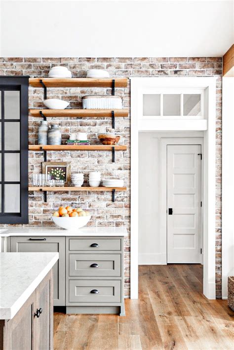 8 Ridiculously Beautiful Brick Backsplash Kitchen Ideas DIY Darlin