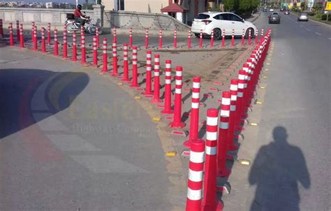 Traffic Safety Flexible Delineator Post Reflective Flexible Road