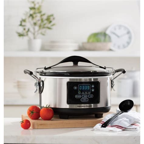 Hamilton Beach 6 Qt Stay Or Go Set And Forget Programmable Slow Cooker And Reviews Wayfair