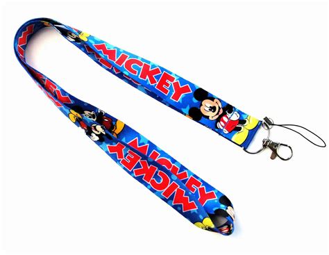 Wholesale Cartoon Mickey Minnie Mouse Lanyard Credentials Sling Phone