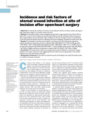 Fillable Online Incidence And Risk Factors Of Fax Email Print Pdffiller