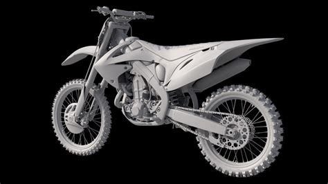 Motocross Bike D Model Cgtrader