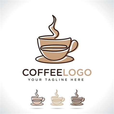 Diseño Logotipo Cafetería Logo Vector Café Vector Premium