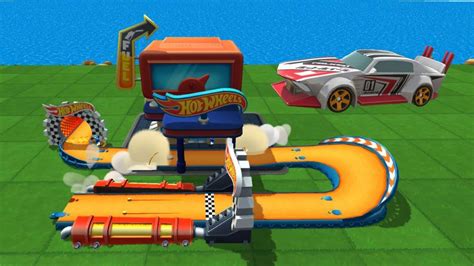 MAD MANGA CAR RACE IN FUEL STOP TRACK ATLANTIS HOT WHEELS UNLIMITED