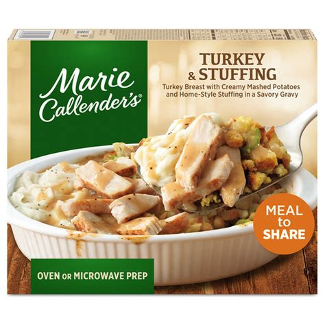 Marie Callender S Turkey And Stuffing Meal To Share Multi Serve Frozen Dinner 24 Oz Delivery Or