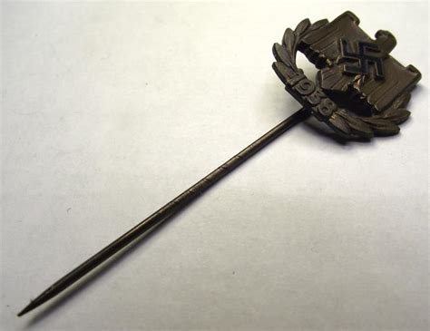 Crow Valley Militaria Ww German Stick Pin Nsrl Performance Badge