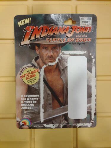 Indiana Jones Temple Of Doom Ljn Indiana Jones Indy Card Back