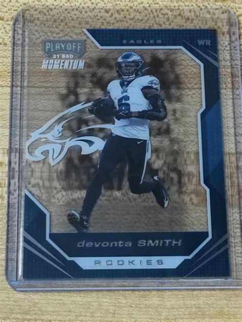 2021 PANINI CHRONICLES PLAYOFF MOMENTUM ROOKIE RC PMR 7 DEVONTA SMITH