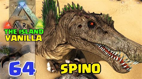 Domamos O Spino Ark Survival Evolved The Island Vanilla Youtube