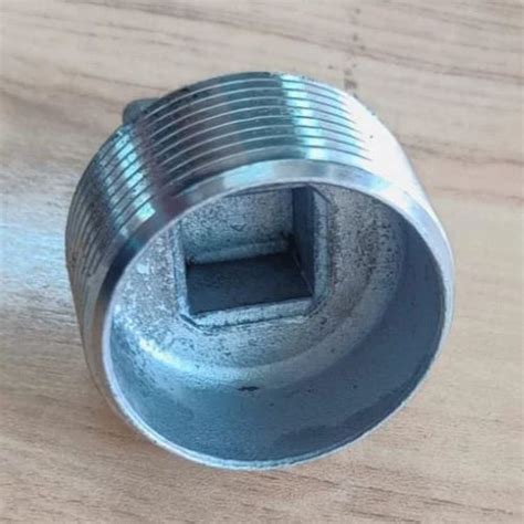 Polished Square Head Stainless Steel Threaded Plug For Pipe Fitting