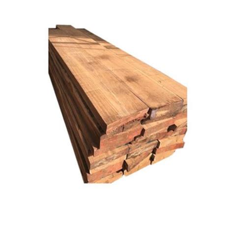 Natural Wood Color Rectangular Burma Teak Timbers Thickness 40 50 Mm