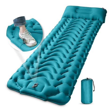 Itopfox Portable Inflatable Single Camping Sleeping Pads 4 In Thick