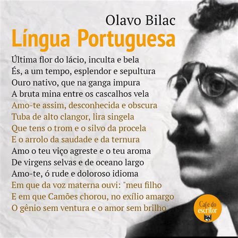 Ltima Flor Do L Cio Frases Para Professores Olavo Bilac Olavo