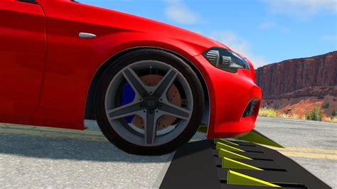 Massive Spike Strip Pileup Crashes Beamng Drive Kishmish Youtube