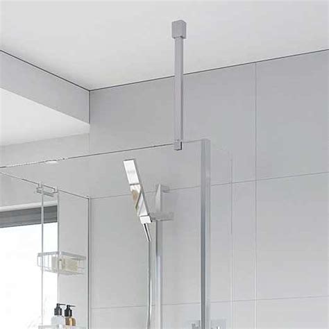 Roman Wetroom Glass Ceiling Support Bar Arm LBBKC50SQ