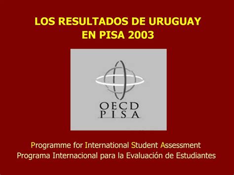 Ppt Programme For International Student Assessment Programa