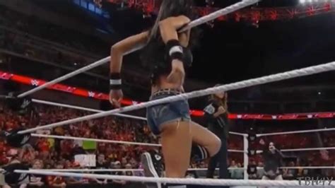 Aj Lee Sexy Ass Wwe Raw Hd Youtube