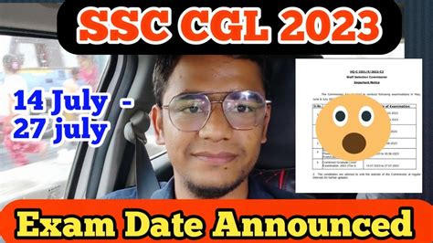 Ssc Cgl Exam Date Announced Cgl New Calander Ssc Cgl