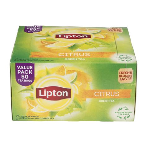 Lipton Green Citrus Groene Thee Theezakjes Xenos