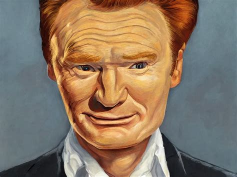 Close Up Portrait Of Conan O Brien Painting By Stable Diffusion