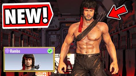 New Rambo Character Skin Gameplay In Call Of Duty Mobile Battle