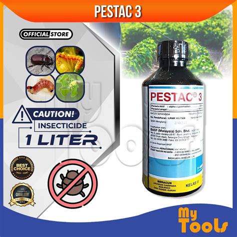 Mytools 1 Liter Pestac 3 Insecticide Racun Serangga Alpha Cypermertin