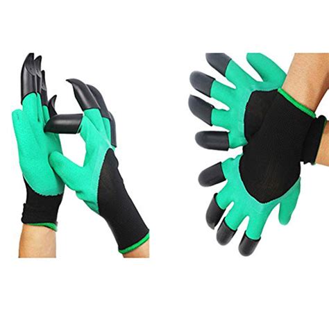 Garden Genie Gloves With Claws 2 Pairs Gardening Gloves Claw Easy To