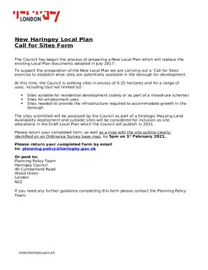 New Local Plan First Steps Engagementharingey Council Doc Template