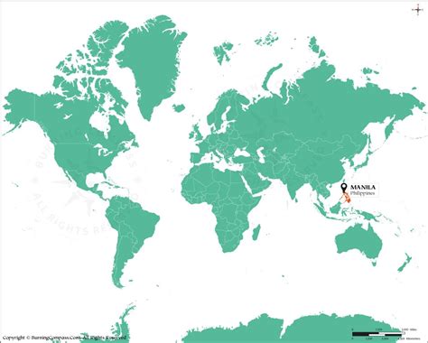 Where Is Manila Located Manila On World Map