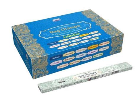 Incenso Collection Nag Champa Massala Darshan Sortido Box Caixas