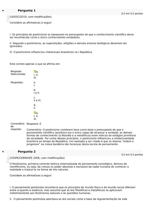 Ciencias Sociais Questoes Da Materia Pergunta Em Pontos