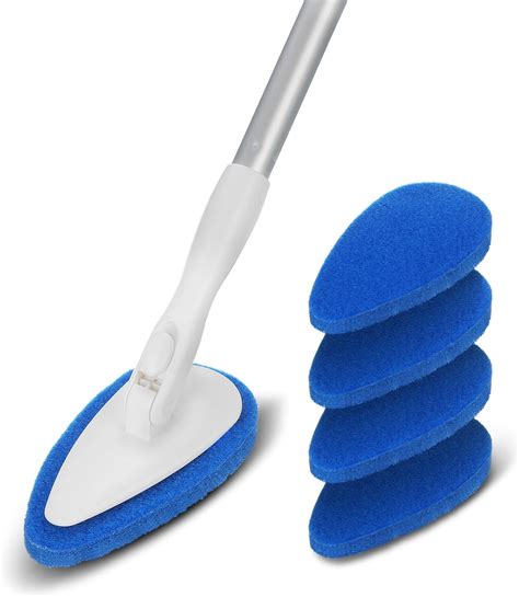 Qaestfy Shower Bathtub Tub Tile Scrubber Cleaning Brush With 51