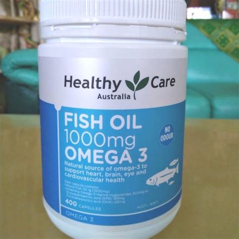 Jual Healthy Care Fish Oil Omega 3 1000 Mg Minyak Ikan Australia 400