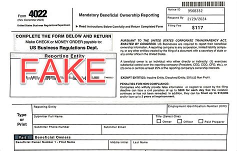 fraud alert  cta  boir  real form    scam dpw legal