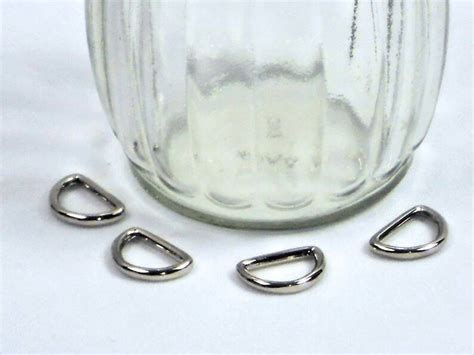 12 Inch D Rings 4 Pc Set Silver D Rings Purse Strap Etsy