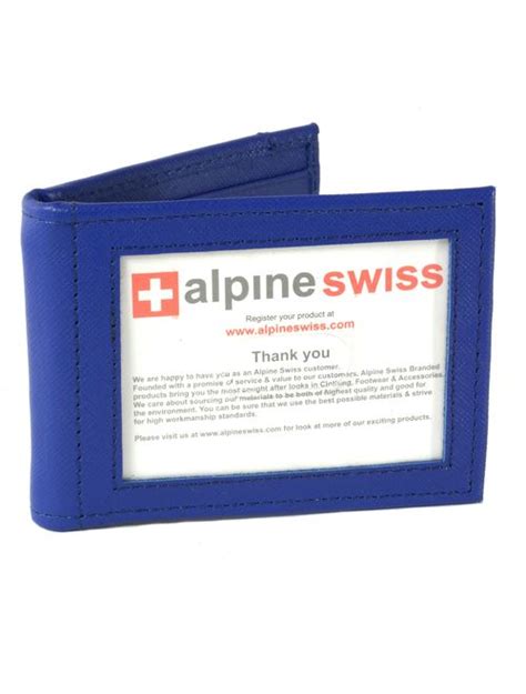 Buy Alpine Swiss Mens Genuine Leather Spring Loaded Bifold Money Clip