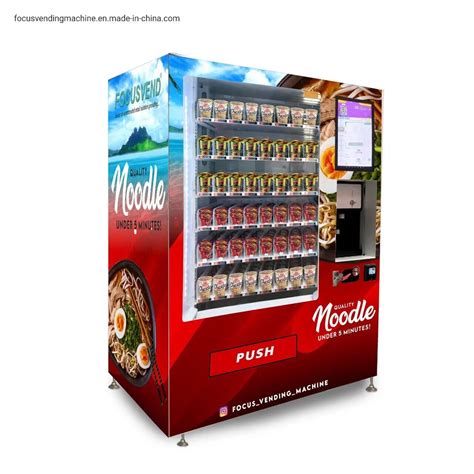 Automatic Ramen Vending Machines For Cup Noodle Sales With Hot Water