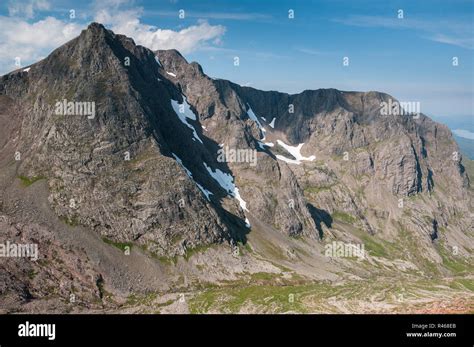 North Face Of Ben Nevis Highest Mountain In The British Isles