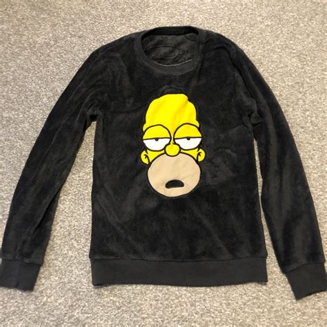 Mens Simpsons Homer Simpson Night Fur Jumper Size Depop