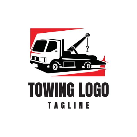 Truck Towing Logo Template Suitable Logo For Business Related To