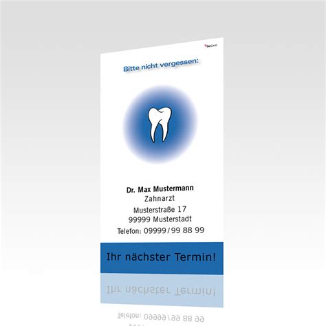 Terminkarten F R Den Zahnarzt Doccards More Than Print