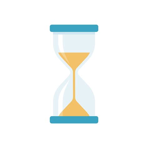 The hourglass is running out of time. end of deadline 12714363 Vector