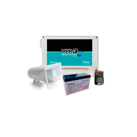 KIT ALARMA COMUNITARIA O VECINAL HAGROY HG MPR3 NES